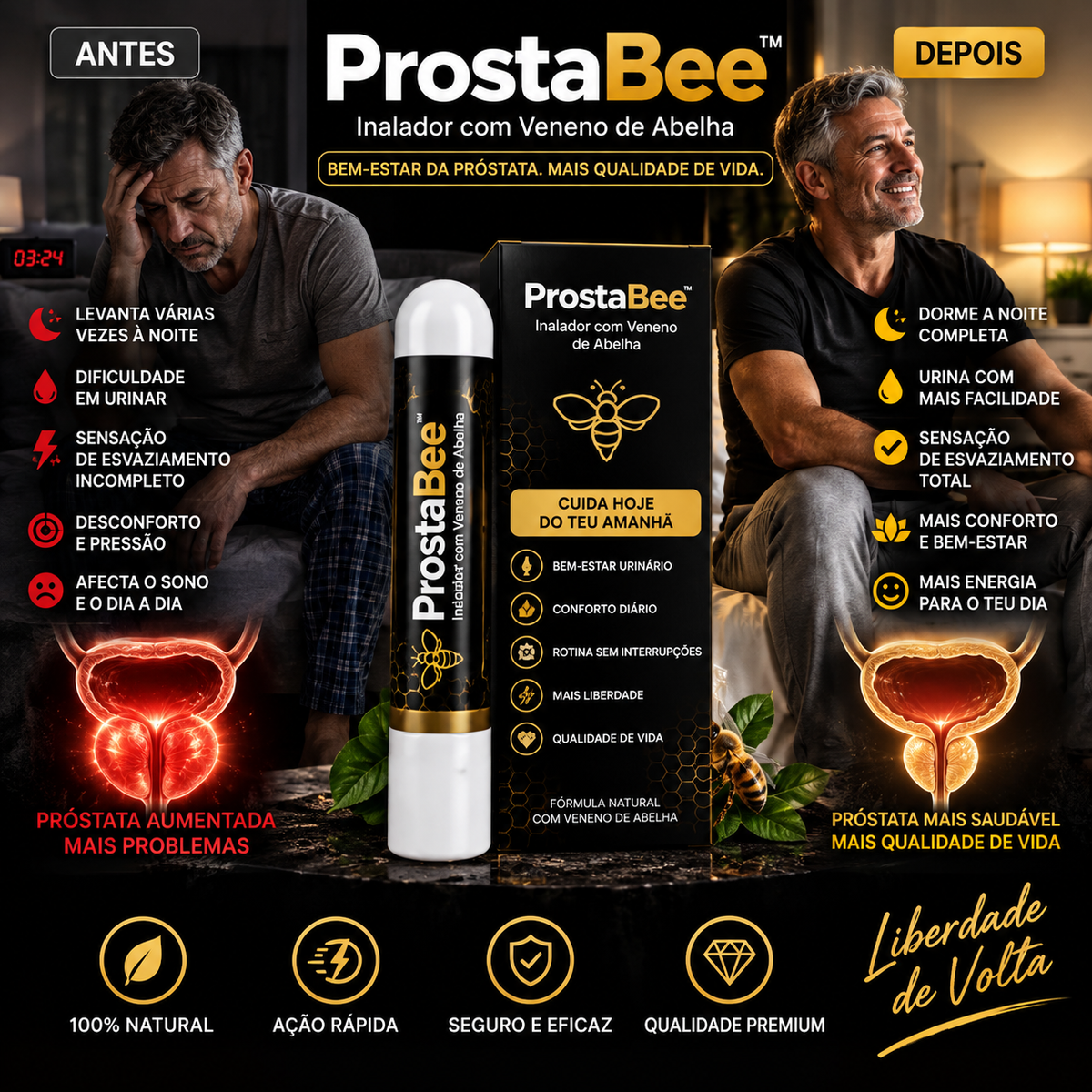 ProstaBee™ — Cuidado Masculino Diário