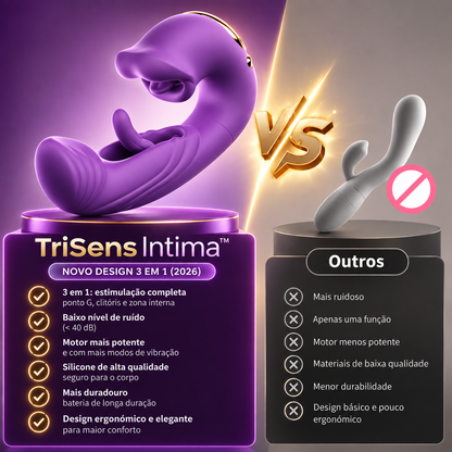 TRISENS INTIMA™ Vibrador 3 em 1 de Tripla Estimulação